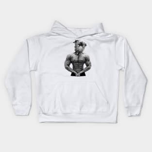 Pug Bodybuilding - Fitness Kids Hoodie